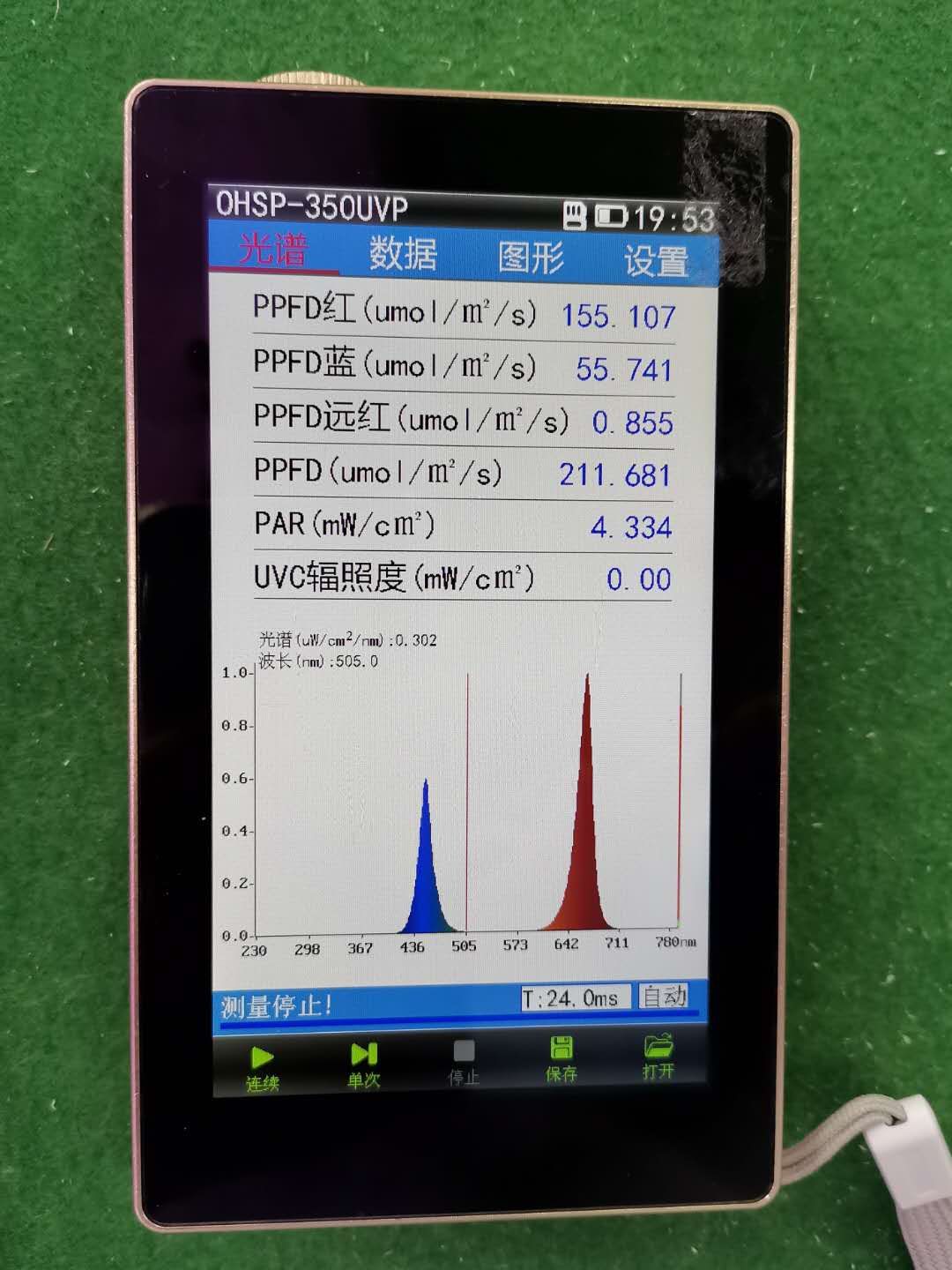 紫外PPFDPAR测试 植物光谱分析仪