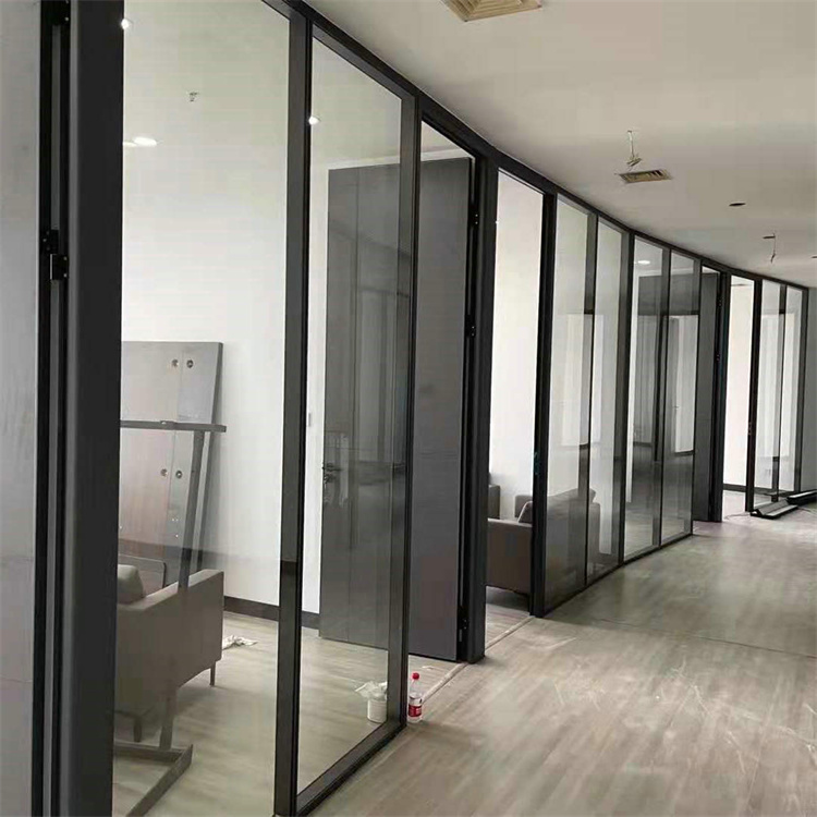 丰品 办公室玻璃门隔断厂家定做 杭州办公室隔断 规格齐全